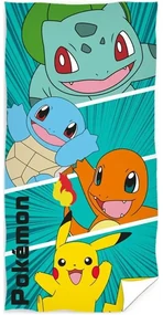 Plážová osuška Pokémoni prvej generácie - 100% bavlna - 70 x 140 cm