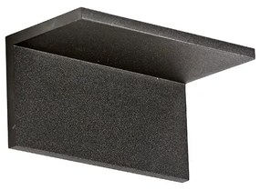 LED nástenné svietidlo Latona čierne