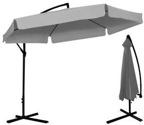 Bestent Záhradný slnečník 350cm GREY Trabem