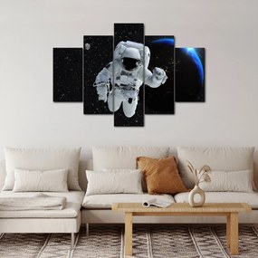 Obraz - Astronaut vo vesmíre (150x105 cm)