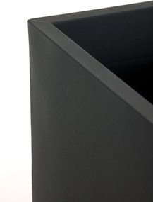 Kvetináč BLOCK, pozink, výška 80 cm, antracit, vr. zavlaž. systému