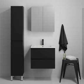 Kúpeľňová skrinka s umývadlom KENWOOD 61 cm čierna