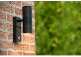 Lucide14866/10/30-LED Vonkajšie svietidlo so senzorom ARNE-LED 2xGU10/5W/230V IP44