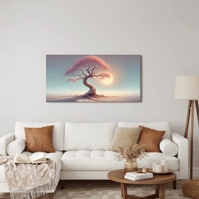 Obraz strom života v ružovom svetle