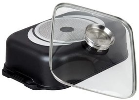 Pekáč s pokrievkou TORO 6,5 l 34,5x10x24,5 cm čierny