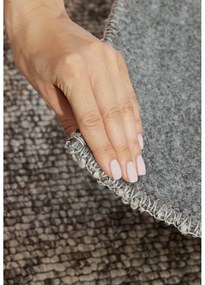 Sivý prateľný behúň 80x240 cm Rocco Taupe – Elle Decoration