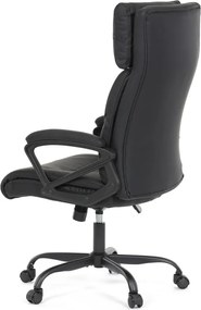 Kancelárske kreslo PEDRO — ekokoža, čierna