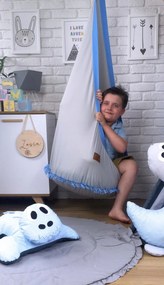 Závesný vak LILI - žlto / sivý