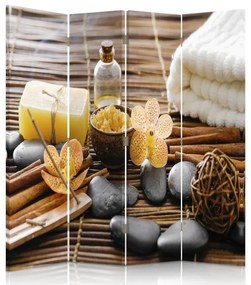 Gario Paraván Kúpeľňový wellness Rozmery: 145 x 170 cm, Prevedenie: Otočný paraván 360°