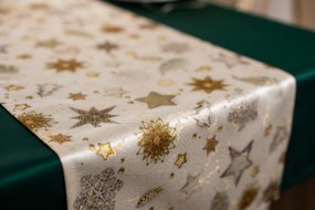 Dekorstudio Luxusný vianočný behúň na stôl s ozdobami Rozmer behúňa (šírka x dĺžka): 40x110cm