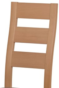 Autronic BONTEC Stolička jedálenská, hnedá, masív, BC-2603 BUK3 Farba: Hnedá