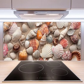 Sklenený obklad Do kuchyne Kôrovec piesok umenie 120x60 cm