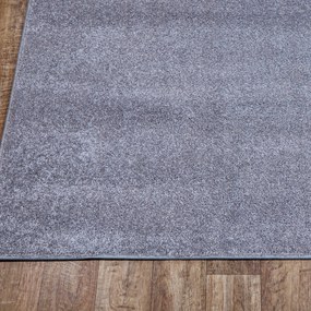 AladinWorld Expres, Behúň Velur Ultra strieborný, 57x400, šedá, detská izba