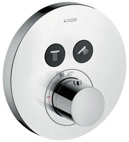 Axor ShowerSelect - Termostat pod omietku pre 2 spotrebiče, chróm 36723000