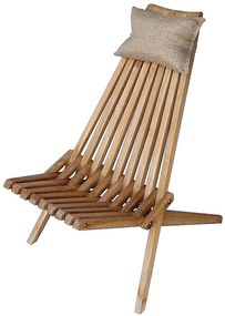 Deokork Záhradné relaxačné kreslo NIXON (teak)