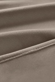 Velúrový záves SOFT VELVET tmavobéžový 140x250 cm