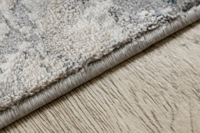 Koberec TULS 51328 s abstraktným vzorom, slonovinová sivá