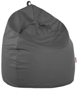 Sedací vak SAKO sivý ekokoža
