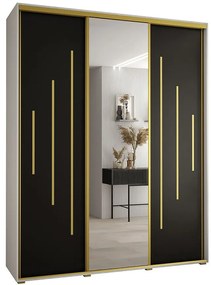 Skriňa 45 Canaris 13 190 biela/čierna/gold