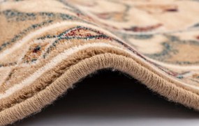 Koberec Agnella Isfahan Amara svetlobéžový kruh