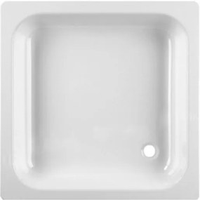 Sprchová vanička štvorcová Jika 70x70 cm smaltovaná oceľ H2140700000001, 1 ks