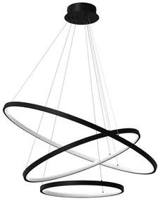Závesné LED svietidlo Hoop, 3x LED 93w, 4000k, b