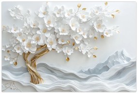 Obraz – 3D elegantný strom života (90x60 cm)