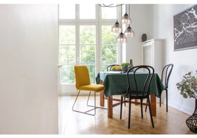 Závesné svietidlo Venice Spider, 4x medové sklenené tienidlo