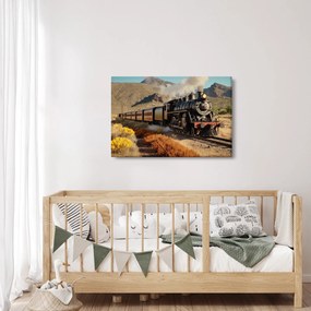 Obraz - Parná lokomotíva (90x60 cm)