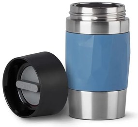 Tefal - Termohrnček 300 ml COMPACT MUG nerez/modrá