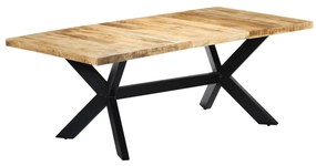 Jedálenský stôl 200x100x75 cm masívne mangovníkové drevo