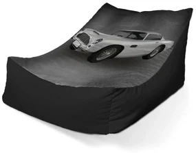 Sablio Sedací vak Lounge Aston Martin Tmavé pozadie - 80 x 95 x 50 cm