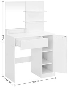Toaletný stolík SONGMICS RDT119W01