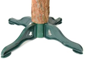 Vianočný stromček na pni Christee 5 160 cm - zelená / biela