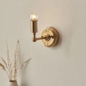 Endon 114817 - LED Stm. nabíjacia nástenná lampa BURLEY LED/1,5W/5V mosadz/ružová