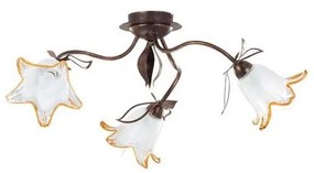 Stropné svietidlo BRAGA 3xE27/15W/230V bronzová