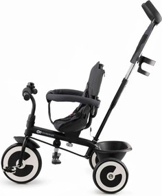 Detská trojkolka na tlačenie s otočným sedadlom ASTON – sivá