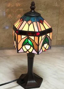 Lampa tiffany PESTRÁ 14*32