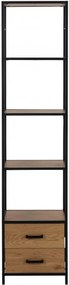 Regál Seaford 42x185 cm divoký dub