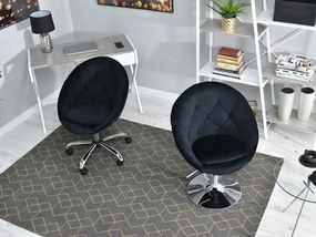 Kreslo Lush 4 (čierna + chrómová). Vlastná spoľahlivá doprava až k Vám domov. 1110247