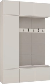 Předsíňová stěna Haga II 150 cm kašmír