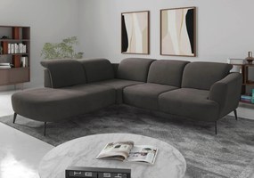 XXXLutz ROHOVÁ SEDAČKA, textil, grafitová Sit & More - Sedačky - 000144018588