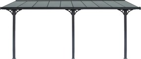 BRUCE J pergola - ŠEDÝ polykarbonát