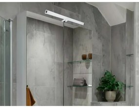 LED Kúpeľňové zrkadlové osvetlenie LED/10W/230V 45 cm IP44 lesklý chróm