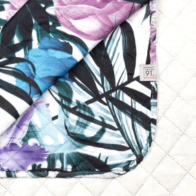 PREHOZ NA POSTEĽ MALIBU 170X210 CM KVETY