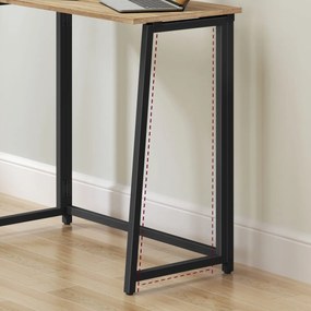 AKCIA Písací stôl ZARIMO skladací 80x40 cm, dub sonoma II. akosť