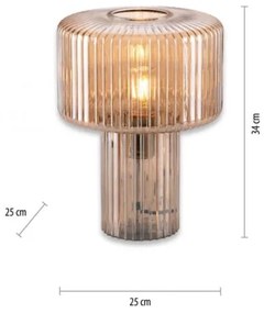 Paul Neuhaus 4092-27 - Stolná lampa FUNGUS 1xE27/10W/230V béžová