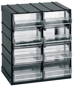 ARTPLAST Organizér 512T 192 x P 148 x H 230 mm s 8 priehľadnými zásuvkami