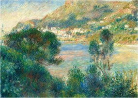 Obraz - Auguste Renoir, View of Monte Carlo from Cap Martin, reprodukcia (70x50 cm)