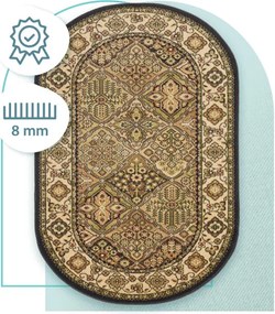 Koberec Agnella Standard Bergenia olivový ovál